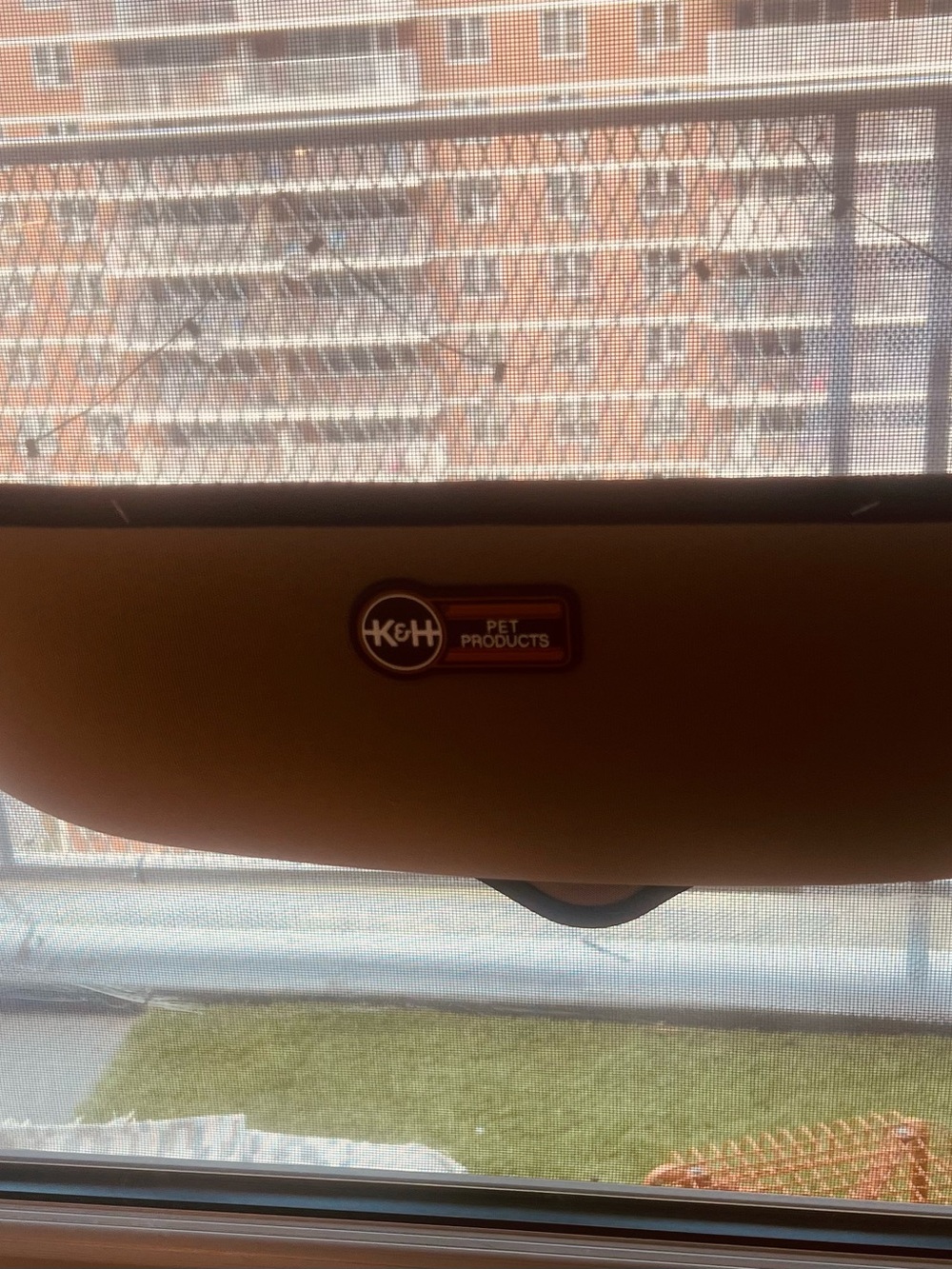 K&H Pet Products Brown Cat Window Perch - Cozy Window Seat